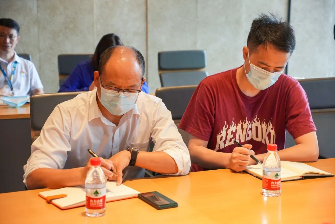 区投资推广和企业服务中心(区非公党委)调研海格云链产业园区 区投资推广和企业服务中心(区非公党委)调研海格云链产业园区