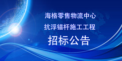 海格零售物流中心项目抗浮锚杆施工工程招标公告